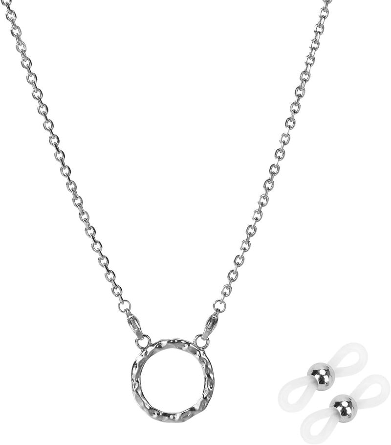 Hongeely Glasses Holder Chain Loop Eyeglasses Necklace Ring for Women Reading Glasses Sunglasses Necklace for Men - Image 1